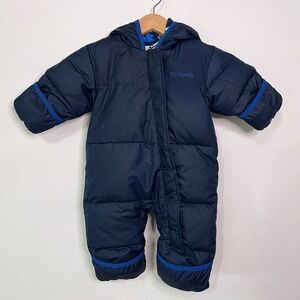 Columbia Snuggle Bunny down bunting snowsuit
